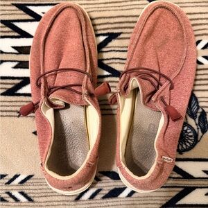 Women’s casual Hey Dude Shoes in Dusty Rose